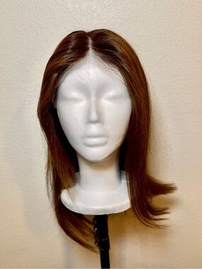 Wear But Free KKU Brown Women's Lace Front Human Hair Wig